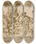 Triptych art skateboard deck of Giovanni Benedetto Castiglione Temporalis Aeternitas by Giovanni Benedetto Castiglione (1609-1664)