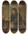 Triptych art skateboard deck of George Chinnery A Street Scene In Macau With Two Figures Playing A Game by George Chinnery (1774-1852)