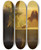 Triptych art skateboard deck of Pascaladolphejean Dagnanbouveret Christ And The Pilgrims At Emmaus by Pascal-Adolphe-Jean Dagnan-Bouveret (1852-1929)