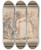 Triptych art skateboard deck of Thomas Rowlandson Suitors by Thomas Rowlandson (1756-1827)