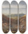 Triptych art skateboard deck of Rev James Bulwer One From A Volume Of Drawings And Prints_7 by Rev James Bulwer (1794-1879)