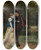 Triptych art skateboard deck of Pierre Jean Van Der Ouderaa The Disappointed Suitor by Pierre Jean Van Der Ouderaa (1841-1915)