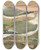 Triptych art skateboard deck of Johann Friedrich Naumann Larus Canus Larus Argentatus Brunn_2 by Johann Friedrich Naumann (1780-1857)