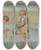Triptych art skateboard deck of Bernardus Johannes Blommers A Day At The Beach by Bernardus Johannes Blommers (1845-1915)