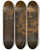 Triptych art skateboard deck of Lon Frdric The Evening Prayer by Frederic Leon (1856-1940)