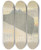 Triptych art skateboard deck of Lon Spilliaert Rots Aan Het Water by Leon Spilliaert (1881-1946)