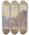 Triptych art skateboard deck of William Henry Holmes The Almightys Own An Impression Of The High Andes_2 by William Henry Holmes (1846-1933)