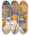 Triptych art skateboard deck of Paul Czanne Fruits Et Pot De Gingembre by Paul Cezanne (1839-1906)