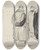Triptych art skateboard deck of Jeanlouis Forain Bredouilles Lequipage Dun Zeppelin by Jean Louis Forain (1852-1931)