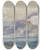 Triptych art skateboard deck of Joseph Mallord William Turner Genoa From The Sea by Joseph Mallord William Turner (1775-1851)