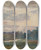Triptych art skateboard deck of James Nairn Evening by James M Nairn (1859-1904)
