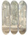 Triptych art skateboard deck of Sir George Hayter The Ruins From Leptis Magna As They Appeared In The Royal Park At Virginia Water by Sir George Hayter (1792-1871)