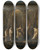 Triptych art skateboard deck of Alessandro Magnasco A Monks Burial by Alessandro Magnasco (1667-1749)