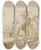 Triptych art skateboard deck of Ferdinand Bol The Messenger Of God Appearing To Joshua_1 by Ferdinand Bol (1616-1680)
