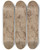 Triptych art skateboard deck of Maarten Van Heemskerck Vulkans Smedie by Maarten Van Heemskerck (1498-1574)