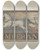 Triptych art skateboard deck of John Matulis Tavern Sign Temperance_2 by John Matulis