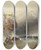 Triptych art skateboard deck of Circle Of Henry Barlow Carter Duanle Castle by Circle Of Henry Barlow Carter (1803-1867)