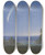 Triptych art skateboard deck of William Turner Of Oxford Donatis Comet by William Turner Of Oxford (1789-1862)