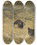 Triptych art skateboard deck of Bruno Liljefors Blackgame In Springtime by Bruno Liljefors (1860-1939)