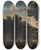 Triptych art skateboard deck of Jan Miel Landscape With A Battle Between Two Rams by Jan Miel (1599-1664)