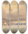 Triptych art skateboard deck of Hercules Brabazon Brabazon Euganian Hills From The Lagoon Low Tide by Hercules Brabazon Brabazon (1821-1906)