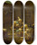 Triptych art skateboard deck of Alessandro Magnasco Nuns At Work by Alessandro Magnasco (1667-1749)