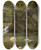 Triptych art skateboard deck of Paul Huet Woodland Stream by Paul Huet (1803-1869)