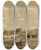 Triptych art skateboard deck of Augustus Charles Pugin St Jamess With The Village Of Charing As It Appeared In Ye Reign Of Henry Viii by Augustus Charles Pugin (1762-1832)