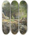 Triptych art skateboard deck of Ernestine Von Kirchsberg Waldbach Im Sonnenschein by Ernestine Von Kirchsberg (1857-1924)