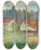Triptych art skateboard deck of Anny Dollschein Huser_2 by Anny Dollschein (1893-1946)