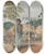 Triptych art skateboard deck of John Gantz The Basket Maker by John Gantz