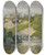 Triptych art skateboard deck of Maxime Maufra Le Chteaugaillard Aprsmidi by Maxime Maufra (1861-1918)