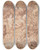 Triptych art skateboard deck of Charlesjoseph Natoire The Harvest Of Silenus by Charles Joseph Natoire (1700-1777)