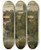 Triptych art skateboard deck of Henri Evenepoel Sunday Fair At Les Invalides by Henri Evenepoel (1872-1899)