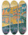 Triptych art skateboard deck of Paul Signac Les Andelys Soleil Couchant by Paul Signac (1863-1935)