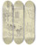 Triptych art skateboard deck of Jakob Frchtegott Dielmann Garten An Der Kirche Links Eine Giekanne by Jakob Furchtegott Dielmann (1809-1885)
