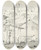 Triptych art skateboard deck of Josephmarie Vien Houses On The North Side Of The Forum With The Basilica Of Maxentius Beyond by Joseph Marie Vien (1716-1809)