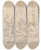 Triptych art skateboard deck of Ivan Ivanec Grupa Winiw Obierajcych Ziemniaki by Ivan Ivanec (1893-1946)