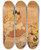 Triptych art skateboard deck of Georges Lemmen Lise Sa Lecture by Georges Lemmen (1865-1916)