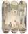 Triptych art skateboard deck of Hubert Robert The Temple Of The Sibyl At Tivoli A Man In A Cloak And Hat Standing On The Steps A Group Of Monks To The Right by Hubert Robert (1733-1808)