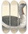 Triptych art skateboard deck of Charles Collins A Red Throated Diver June 1742 by Charles Collins (1680-1744)