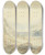 Triptych art skateboard deck of Joseph Mallord William Turner View In The St Gotthard Pass Switzerland by Joseph Mallord William Turner (1775-1851)