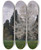 Triptych art skateboard deck of Hans Wilt Frhling Im Wienerwald by Hans Wilt (1867-1917)