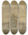 Triptych art skateboard deck of Pieter Vogelaer The Dutch Herring Fleet by Pieter Vogelaer (1641-1720)