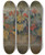 Triptych art skateboard deck of Paul Gaugui Untitled by Paul Gauguin