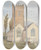 Triptych art skateboard deck of Rev James Bulwer One From A Volume Of Drawings And Prints_1 by Rev James Bulwer (1794-1879)