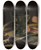 Triptych art skateboard deck of Pieter Claesz Still Life With Lighted Candle by Pieter Claesz (1596-1660)