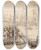 Triptych art skateboard deck of Adam Willaerts Christian Ii Forlader Kbenhavn I 1523 by Adam Willaerts (1577-1664)