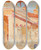 Triptych art skateboard deck of Jan Cigliski Palace Of The Golitsyn Princerly Family_1 by Jan Ciaglinski (1858-1913)