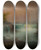 Triptych art skateboard deck of Charles Hubbard View Of Goat Island And Niagara Falls by Charles Hubbard (1801-1876)